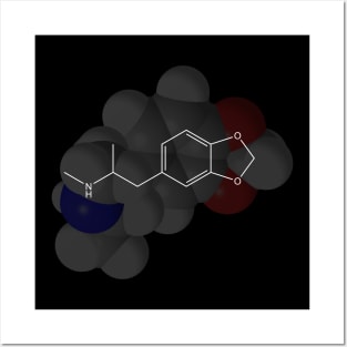 Ecstasy Molecule Chemistry Posters and Art